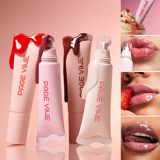 Brightening 4-Color Lip Balm – Moisturizing, Exfoliating, Long-Lasting Gloss